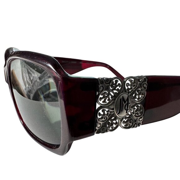 Jessica McClintock Burgundy Eyeglasses 59-17-130MM JMC 558 Oversized Frames Only - Picture 10 of 11